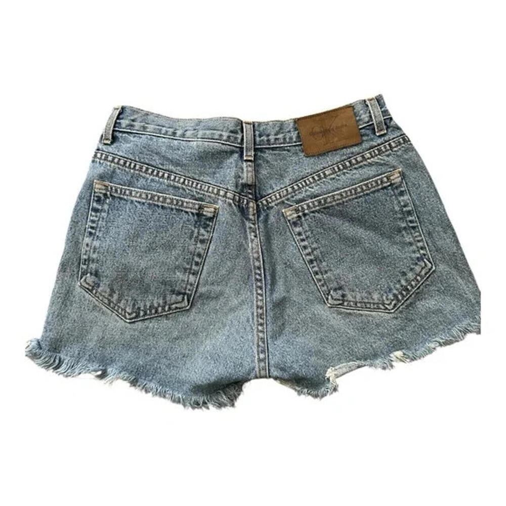 VTG 90s CALVIN KLEIN‎ JEANS Denim  Shorts Women Size 30 High Waist